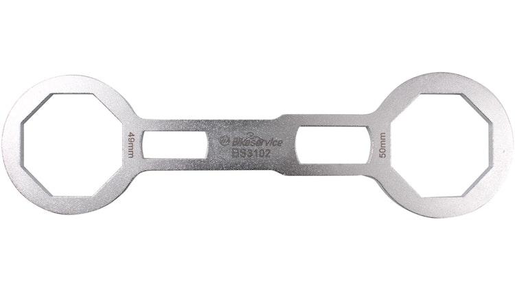 Bikeservice Gabelkappenschlüssel 49 / 50 mm, 8-kant