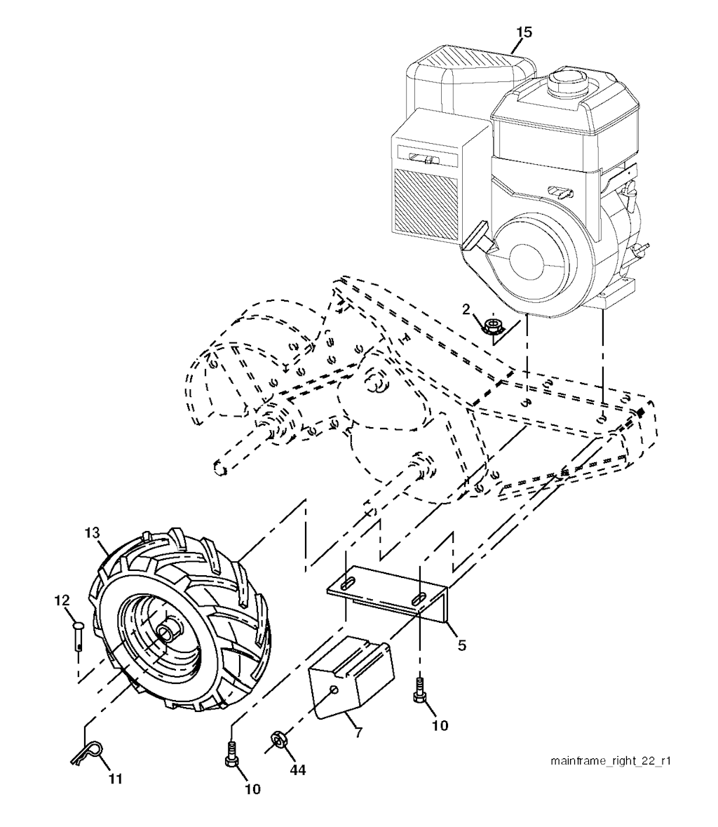 Explosionszeichnung Ersatzteile
