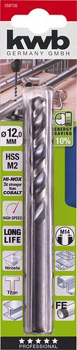 kwb Akku Top HI-NOX HSS Bohrer 12 mm SB 258720