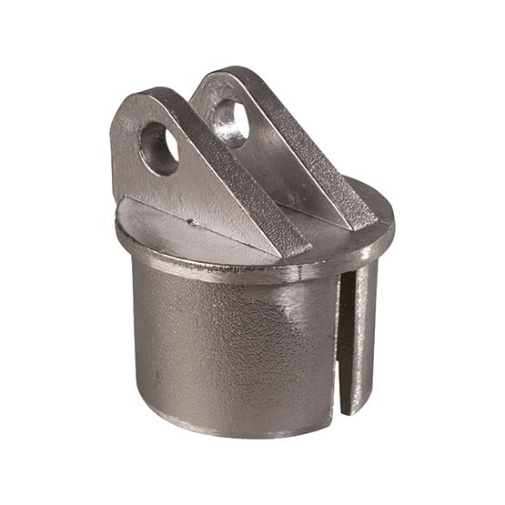 Alberts® Strebenkappe für Absperrgittersystem Plus 7, für runde Pf. Alu, ⌀52 mm 774707