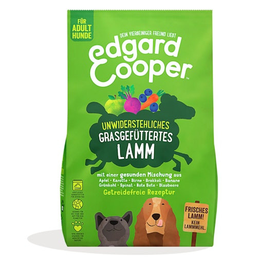 Edgard&Cooper Adult grasgefüttertes Lamm getreidefrei Hundetrockenfutter