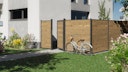 Vorschaubild TraumGarten SYSTEM Holz Thermo Massiv Zaun-Anschluss-Set 91 x 184 auf 94