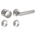 Vorschaubild Griffwerk Wechselgarnitur VAYA 291 AVUS fast2fix Fast2Fix Rosetten rund Knopf R2 Samtgrau R