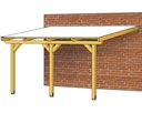 Vorschaubild Skan Holz Terrassenüberdachung Andria mit Mittelpfosten Breite 434 cm