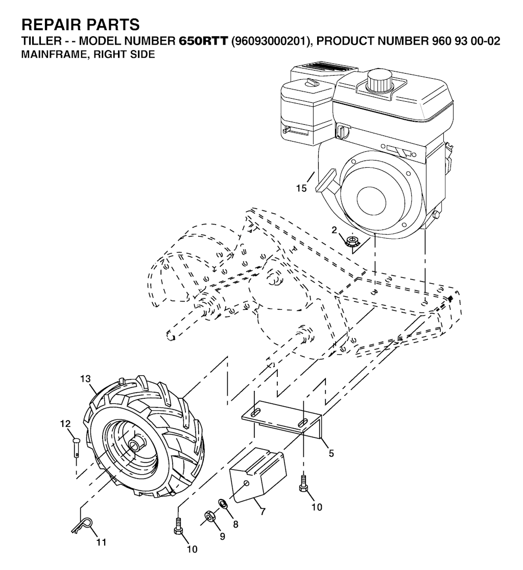 Explosionszeichnung Ersatzteile