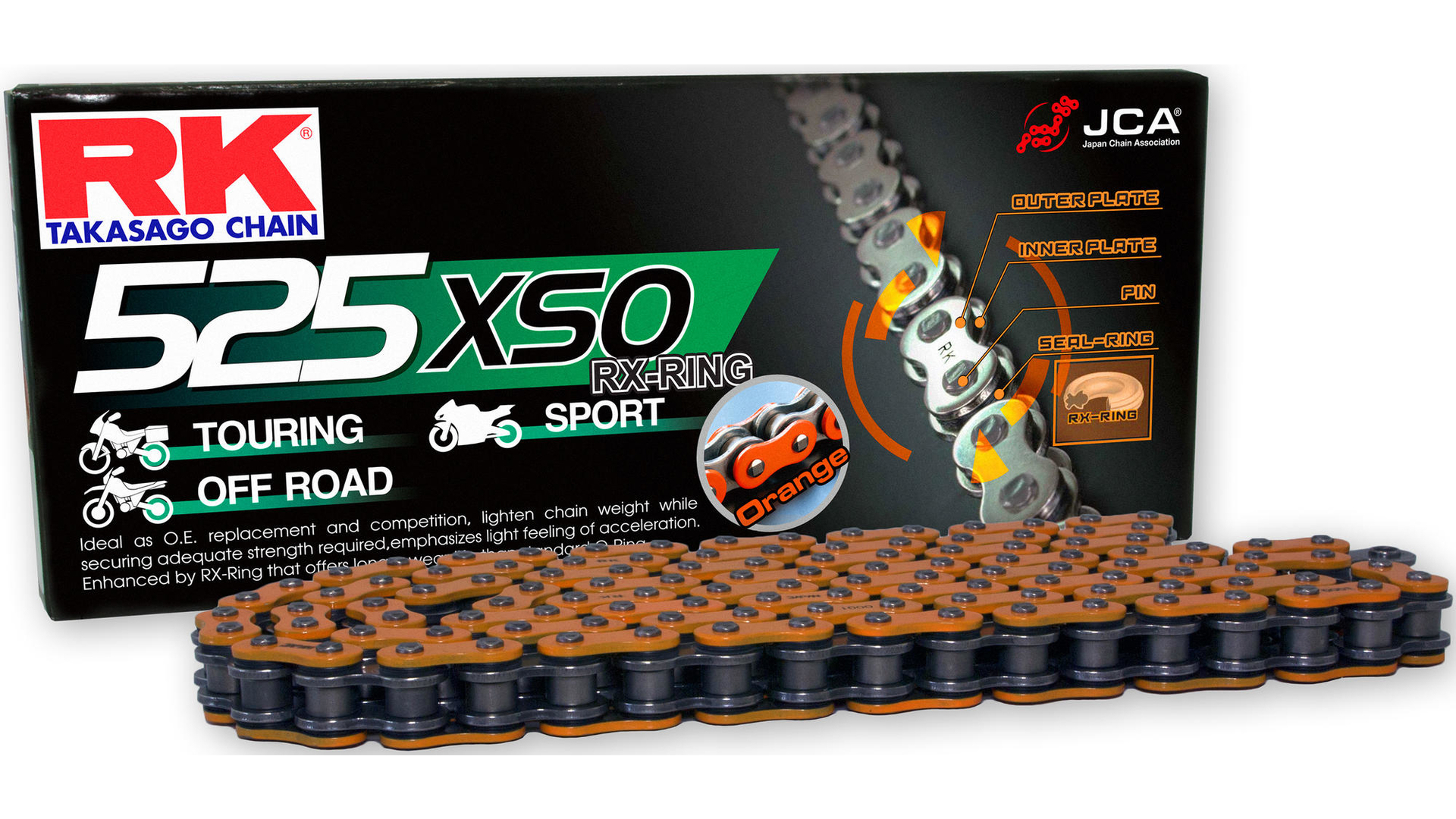 RK Kette 525XSO, 118 Glieder