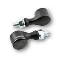 HIGHSIDER pro LED Blinker Apollo Classic Indicator Schwarz 2 in1 [Paar]