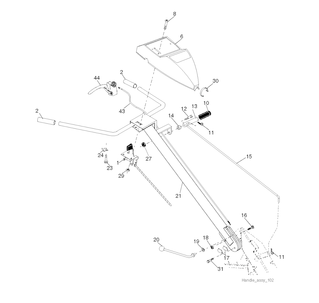 Explosionszeichnung Ersatzteile