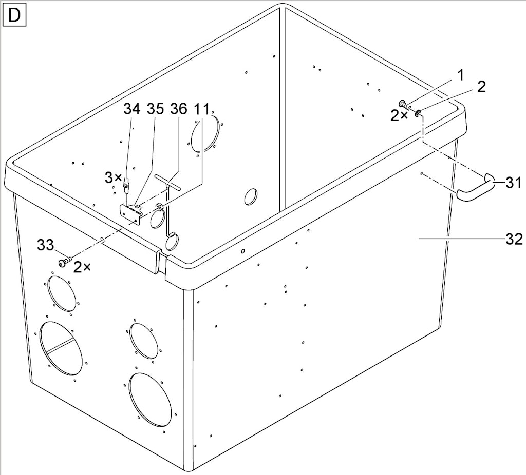Explosionszeichnung Ersatzteile
