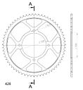 Vorschaubild Supersprox Stahl-Kettenrad 428 63Z (Schwarz)