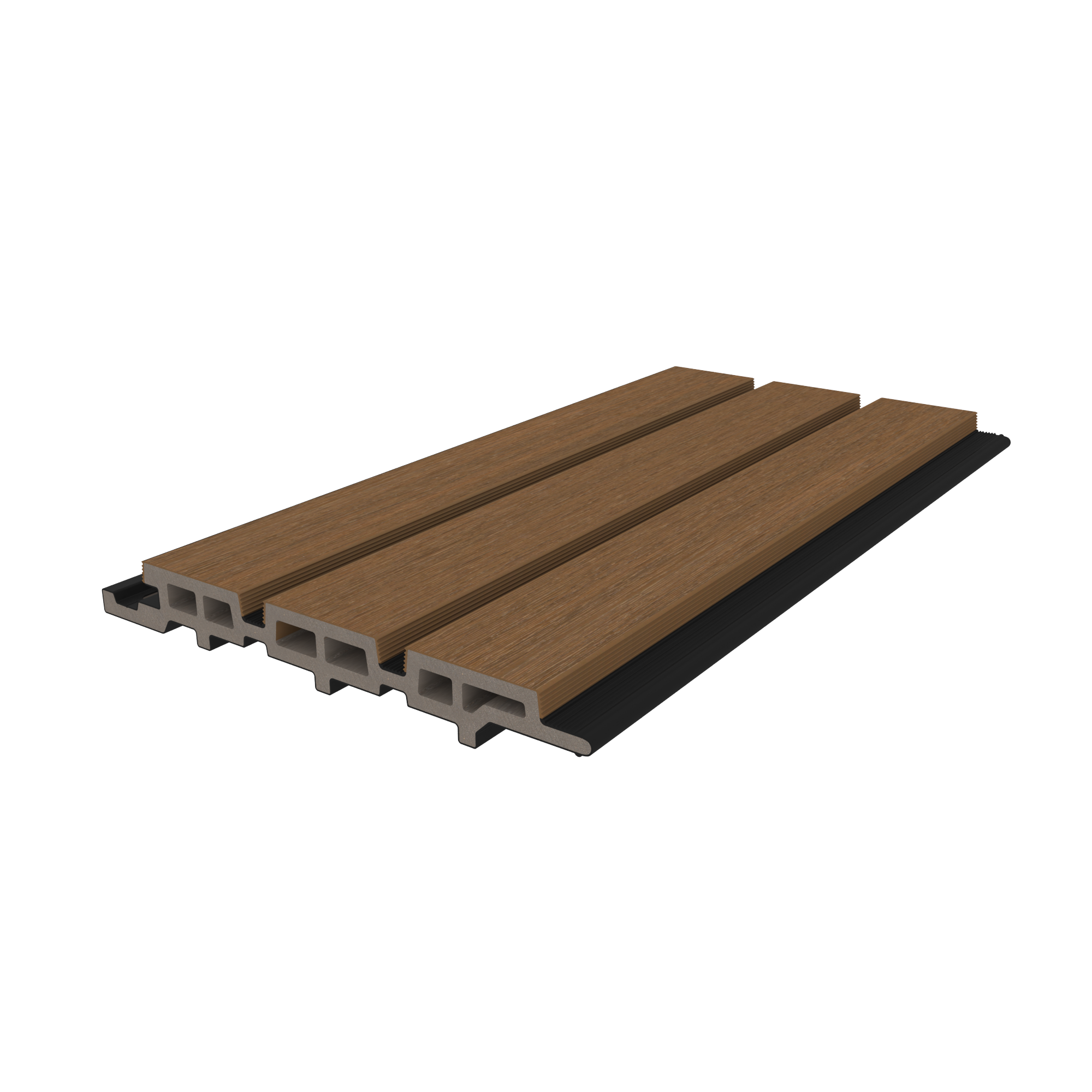 Handmuster-NewTechWood Designverkleidung Pro - Teak/Black