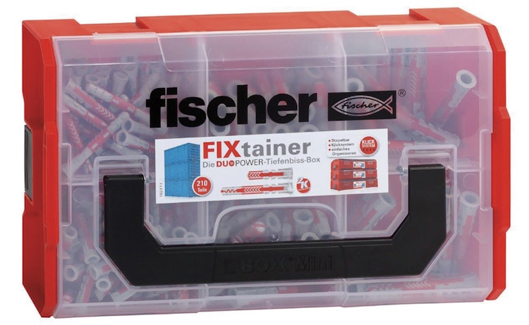 FISCHER FIXtainer Duopower Tiefenbiss sortiert (210 Stück)