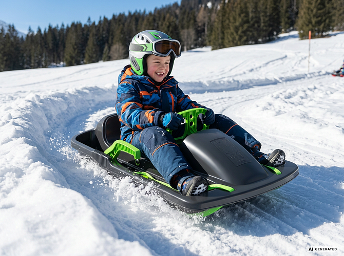 KHW Schlitten Snow Fox - Made in Germany