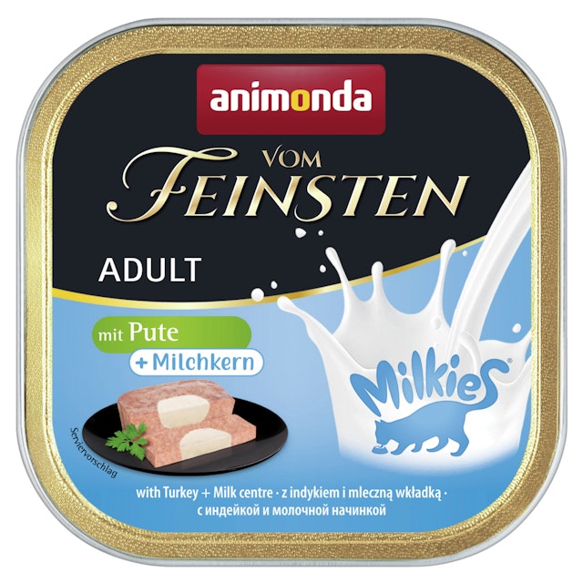 animonda Vom Feinsten Adult mit Milchkern 100g Schale KatzennassfutterVorschaubild