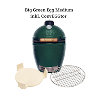 Big Green Egg Kamado Grill MEDIUM inkl. ConvEGGtor