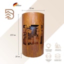 Vorschaubild Badeko Set: Nova Hirsch (Säule, Schale & Kugel)