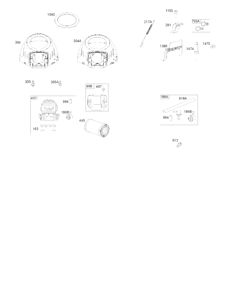 Explosionszeichnung Ersatzteile