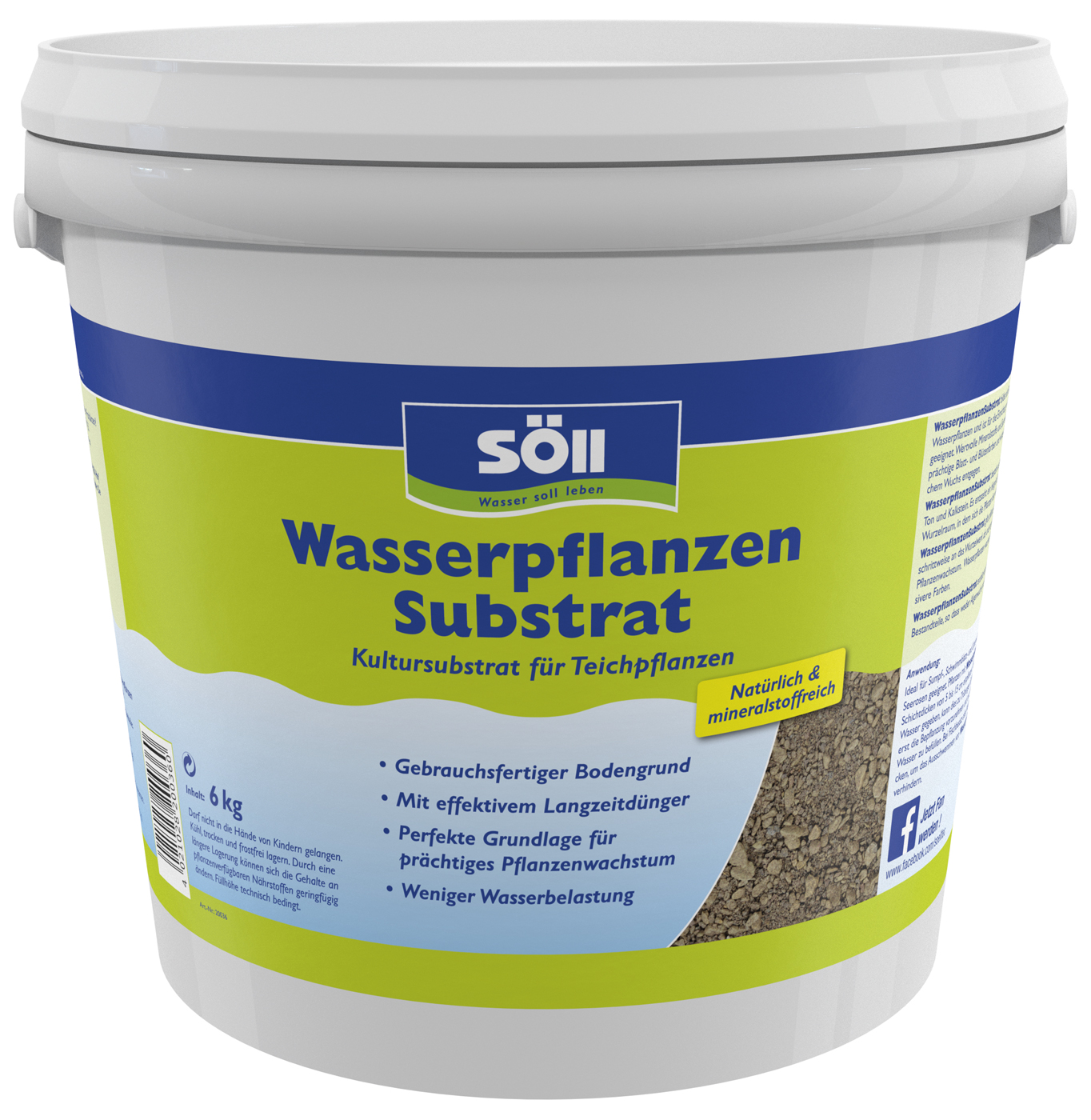 Söll WasserpflanzenSubstrat 6 kg