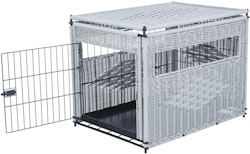 TRIXIE Home Kennel Polyrattan Medium 58 x 60 x 77 Centimeter Hundemobiliar