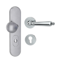 Vorschaubild Griffwerk Kombi-Schutzbeschlag TITANO SB_882 mit Griff CAROLA 72mm Zylinderabdeckung Tür 38-50mm R CAROLA Chrom