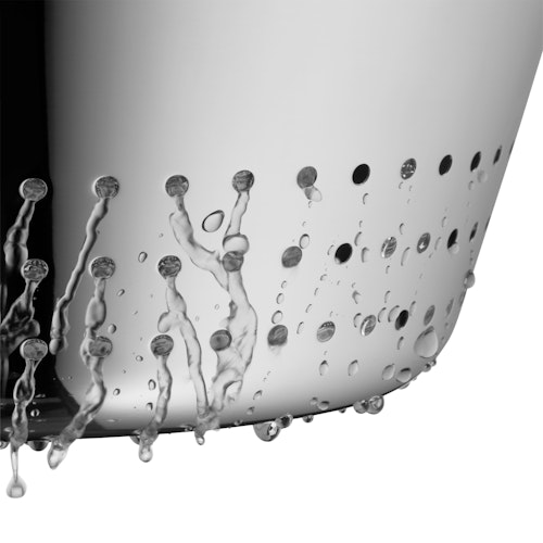 WMF Seiher Ø 24 cm Gourmet, große Lochstruktur