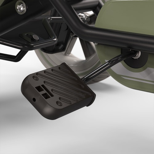 EXIT Foxy Gokart mit Anhänger - Retro Grün