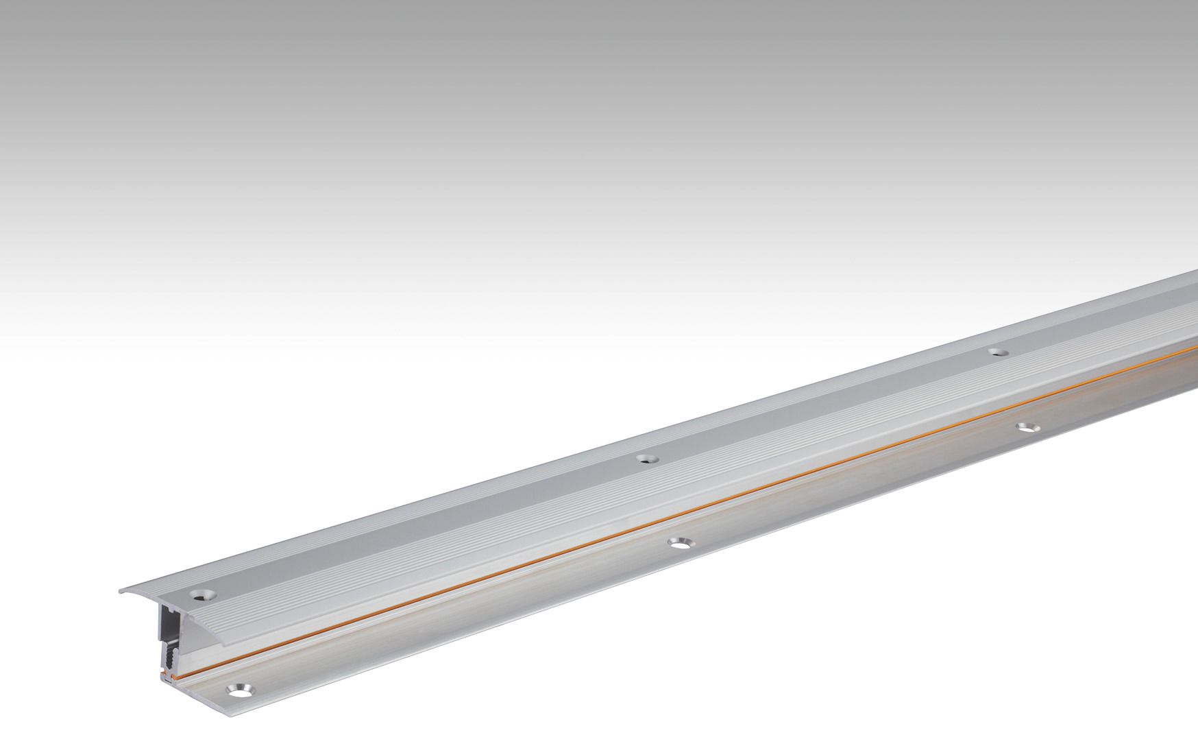 MEISTER Übergangsprofil Flexo Typ 302 (7 bis 17 mm) Silber eloxiert 220 - 2700 x 38 mm