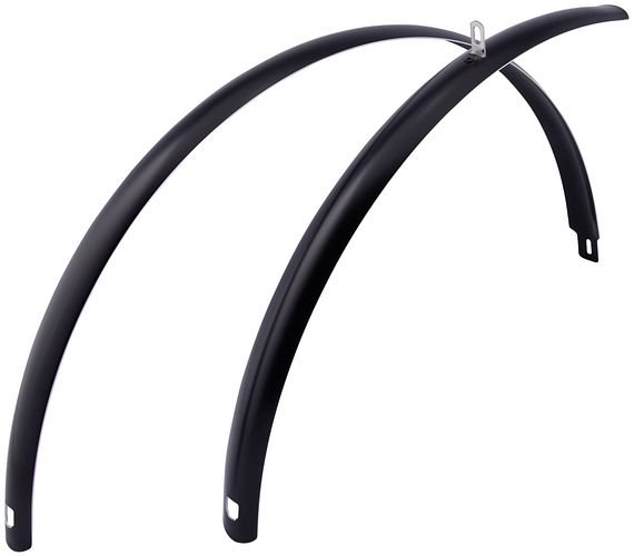 Curana CLite Schutzblech-Set 28 Zoll schwarz 45 mm, mittleres Profil