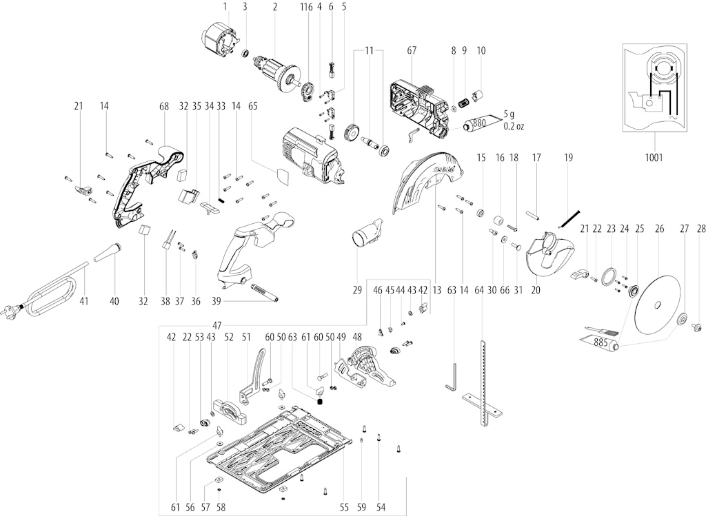 Explosionszeichnung Ersatzteile
