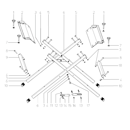 Metabo Maschinenstaender TS 250