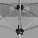 Vorschaubild doppler Mittelmastschirm ACTIVE 210 x 140 Auto-Tilt, Aluminium Silber / Polyester 180 g/m²