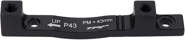 TRP P43, PM Adapter +43 mm schwarz