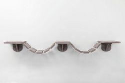 TRIXIE Kletterleiter zur Wandmontage, 150 × 30 cm, taupe