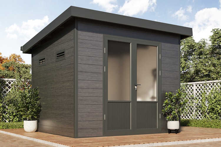 Wolff Finnhaus WPC Gartenhaus WPC-Style B - 28 mm