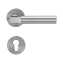 Vorschaubild Griffwerk METRICO PROFESSIONAL Schraubtechnik FS -Edelstahl matt  Rosettengarnitur -Schraubt. -PZ -Stift 9mm -TS 38-50mm