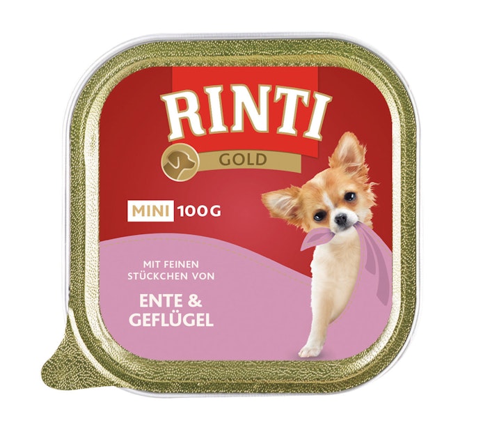 RINTI Gold Mini 100g Schale HundenassfutterVorschaubild