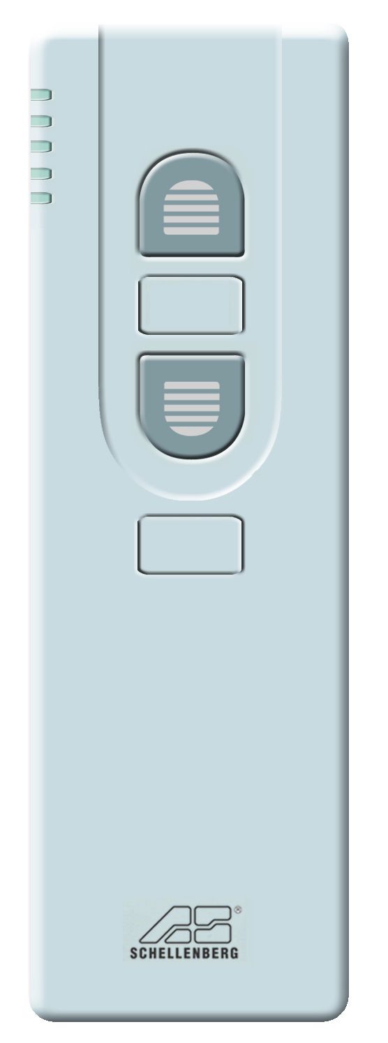 Schellenberg Funk-Handsender 5 Kanal weiß