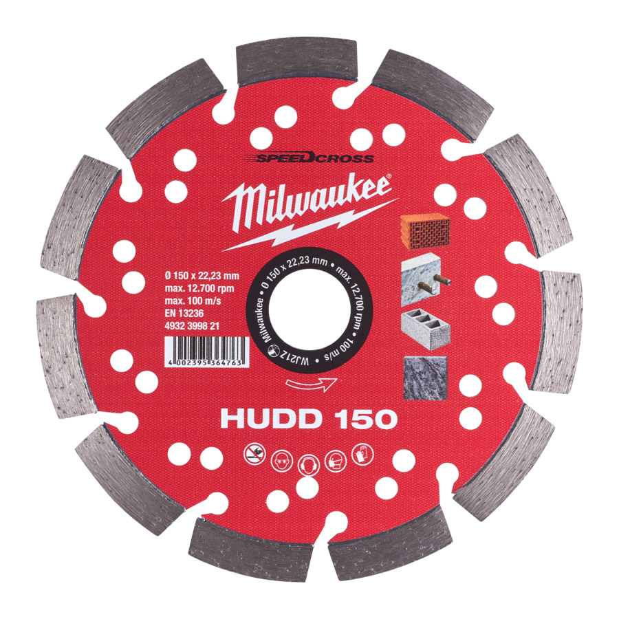 Milwaukee DIAMANT-TRENNSCH. SPEEDCROSS HUDD150 4932399821