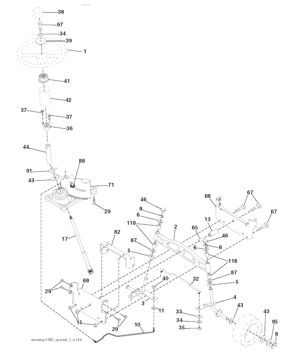 Explosionszeichnung Ersatzteile