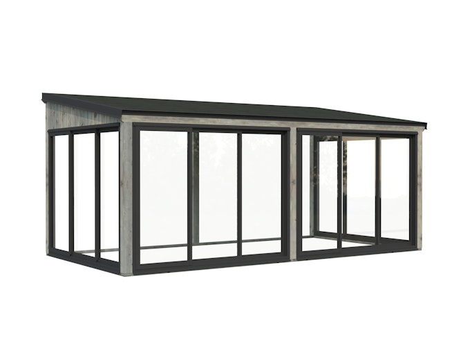 Palmako Glashaus Lumi 16,2 m² (Wintergartenanbau) - Slide Plus