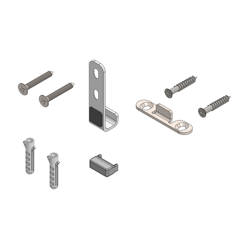 Griffwerk PLANEO AIR silent Klemmplättchen für Dichtung (8 im Set)