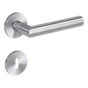 Vorschaubild Griffwerk VAYA 128 LUCIA fast2fix Fast2Fix GK3 Rosetten rund Buntbart Edelstahl matt