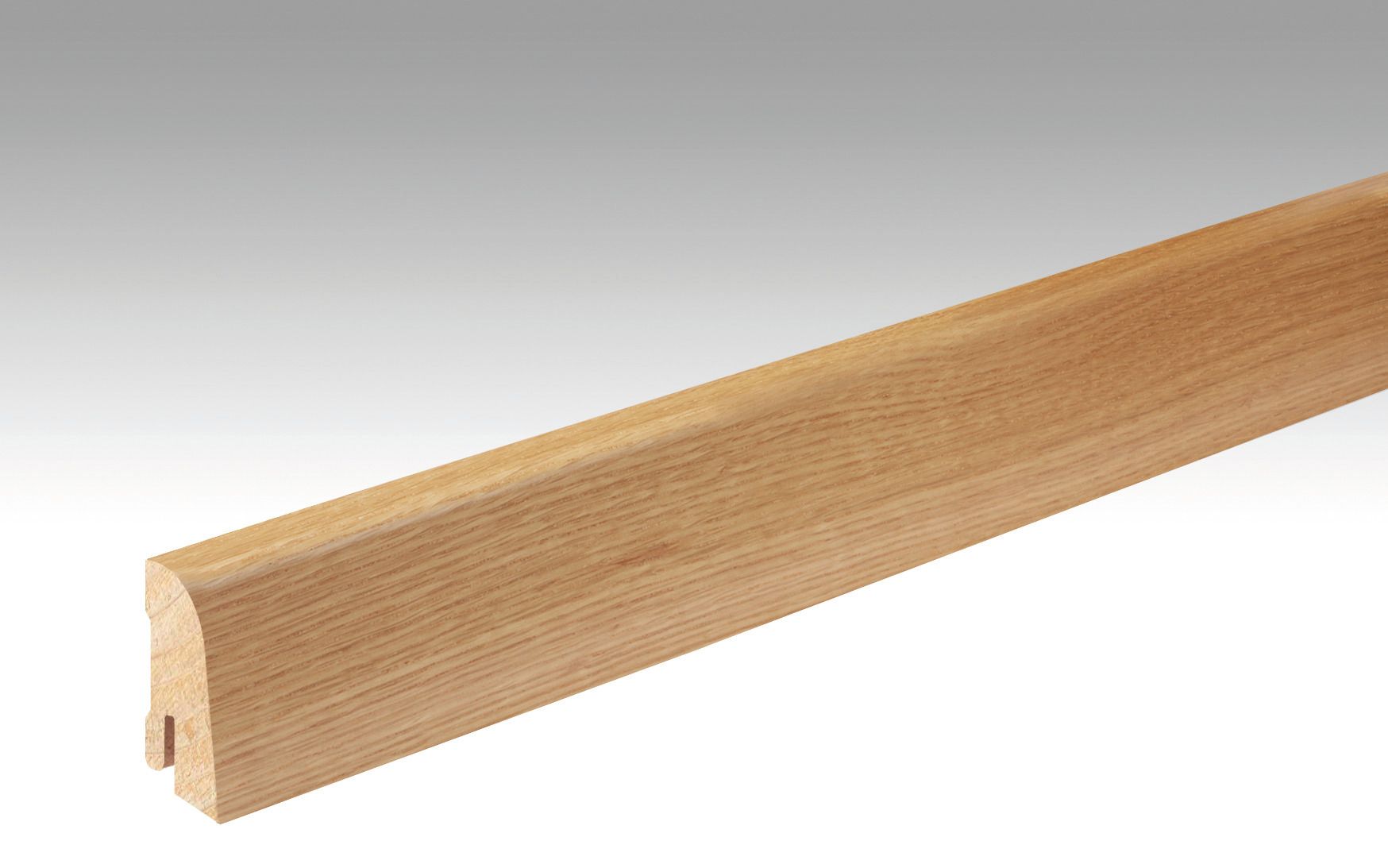MEISTER Fussleiste Profil 21 F MK EH Eiche natur 001 - 2380 mm