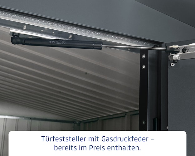 Hörmann Metall-Gerätehaus EcoStar EuroLine EFD mit Flachdach