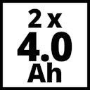 Vorschaubild Einhell Akku 2x18V 4,0Ah PXC-Twinpack CB 1 4511489