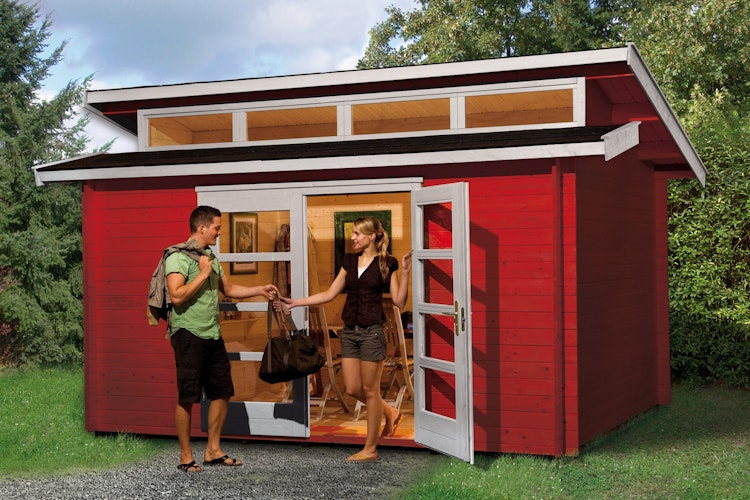 Weka 28 mm Gartenhaus 158