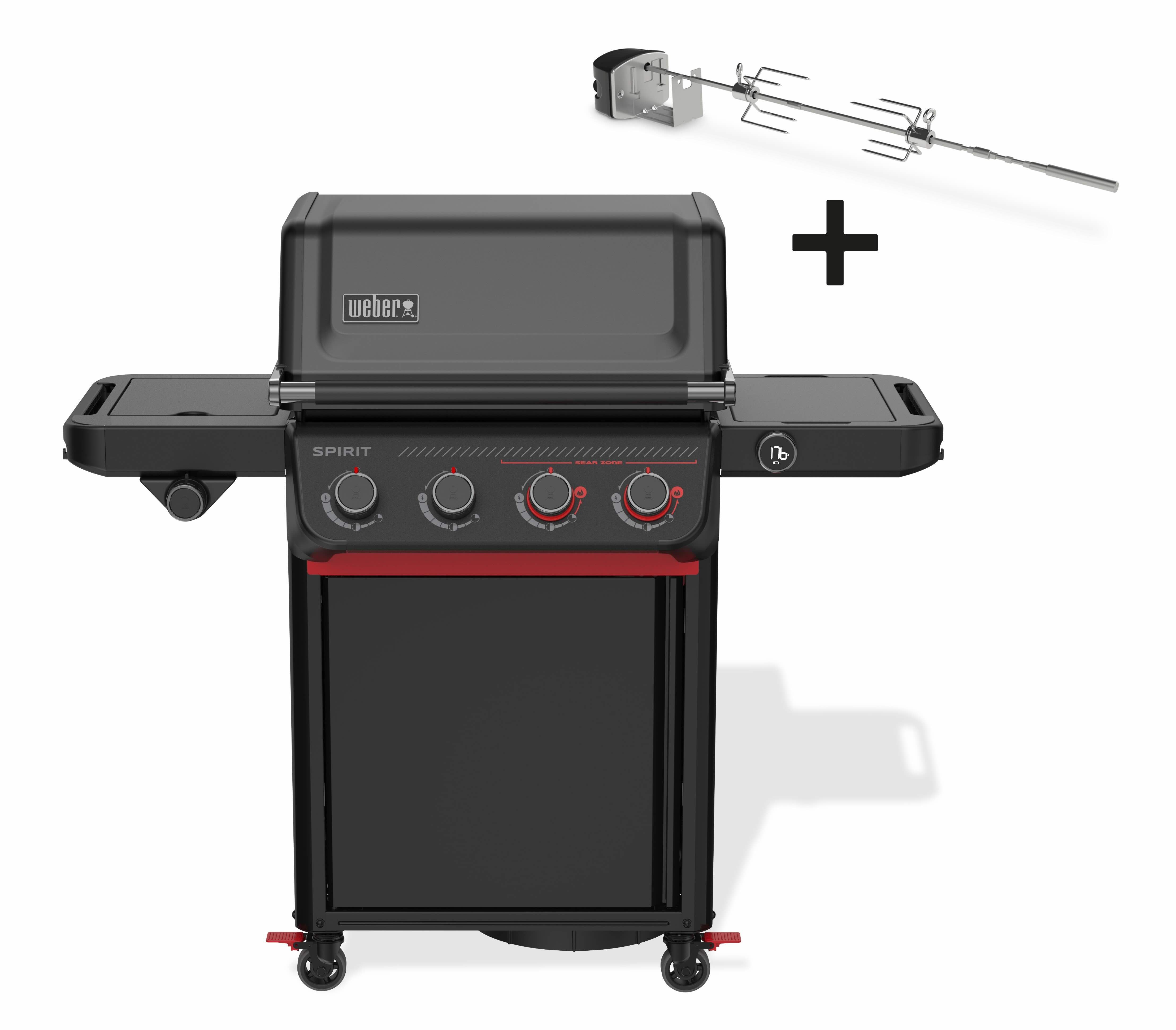 Weber SPIRIT EPX-435R GBS Gasgrill - Stealth inkl. Drehspieß