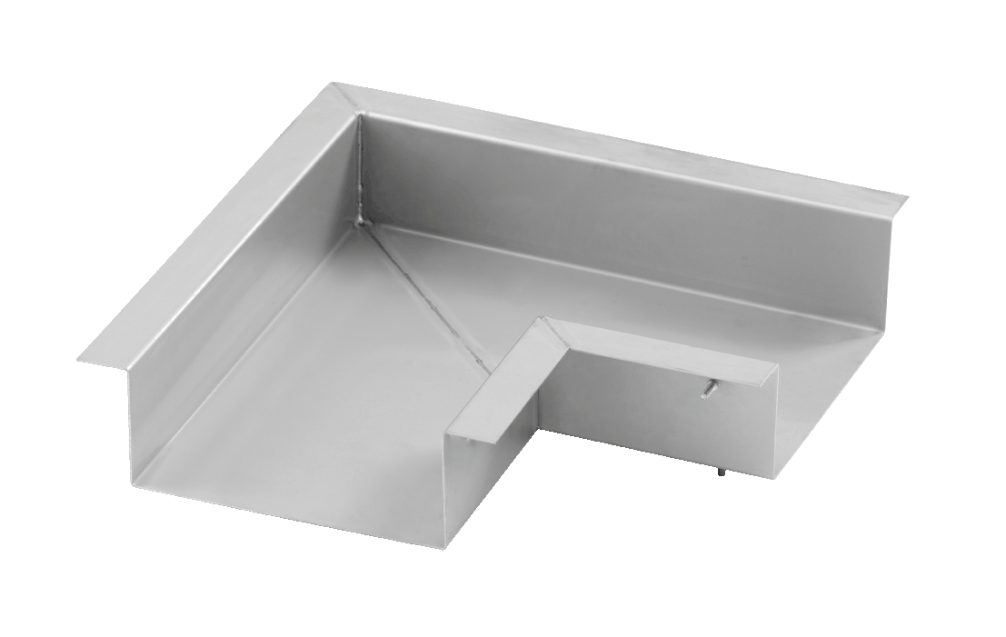 Oase Edelstahl-Bachlaufschale Ecke