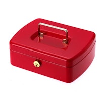 Burg Wächter Geldkassette rot Office 2207