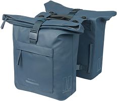 Basil Doppeltasche Brooklyn MIK 2.0 blau